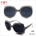 Ladies Plastic Sunglasses with Big Square Frame (WSP508243)